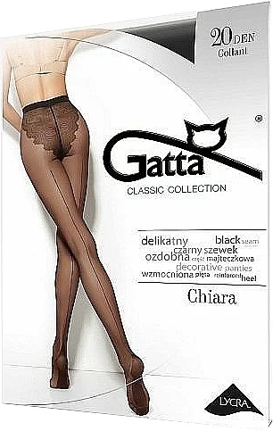 Collant 'Chiara' 20 Den, nero