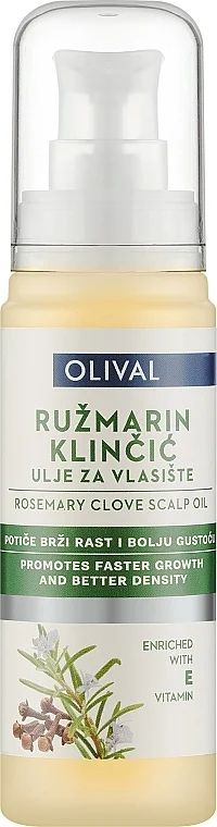 Olio per cuoio capelluto al rosmarino e chiodi di garofano