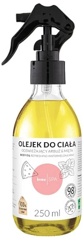 Olio corpo rinfrescante "Anguria e menta"
