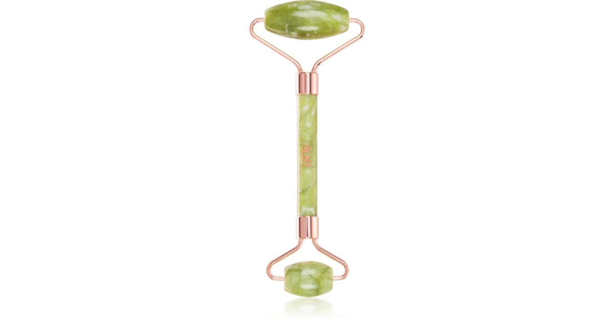 Fluff Roller Green Jade Attrezzi Per I Massaggi Per Il Viso 144X45X35Mm 1 Pz