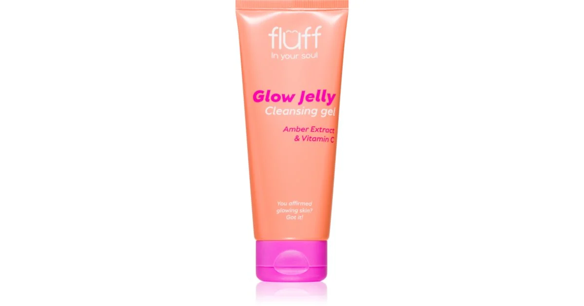 Fluff Glow Gel Detergente Viso Con Vitamina C 100 Ml