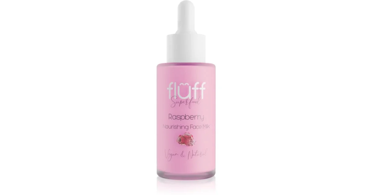 Fluff Superfood Latte Viso Effetto Nutriente Lampone 40 Ml