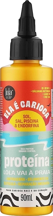 Maschera proteica per capelli 3 in 1