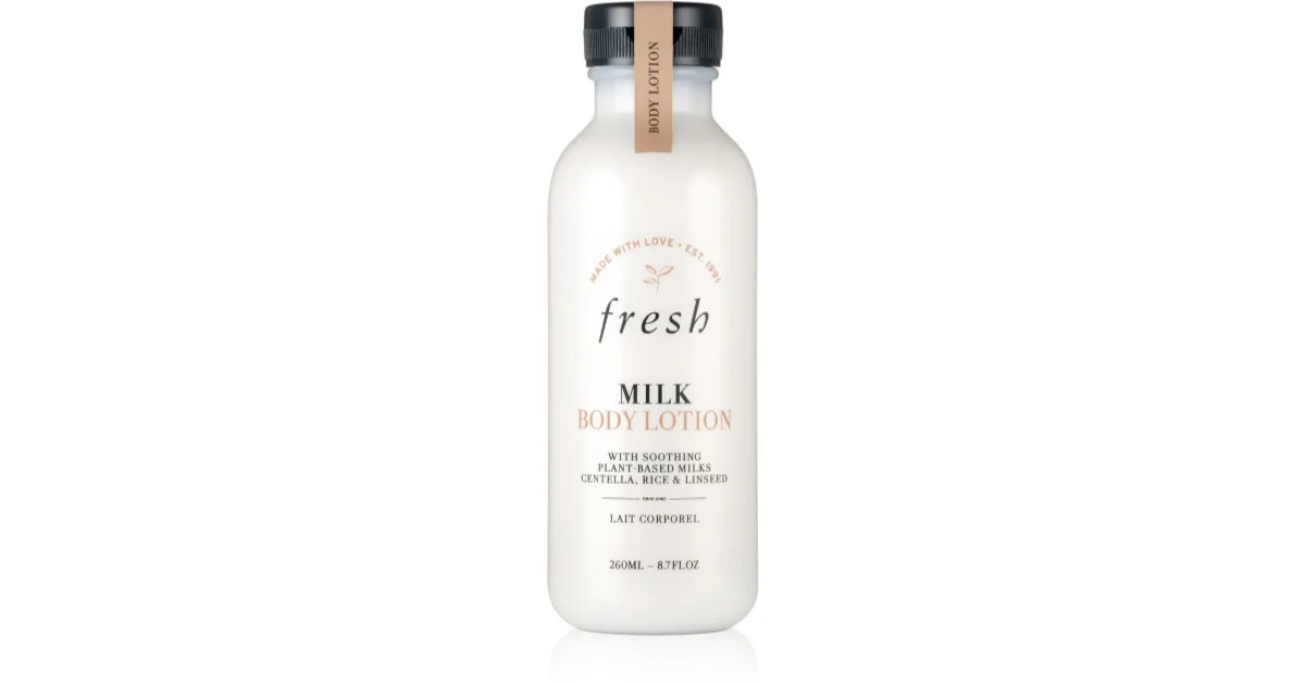 fresh lozione latte idratante corpo con latte vegetale 260 ml