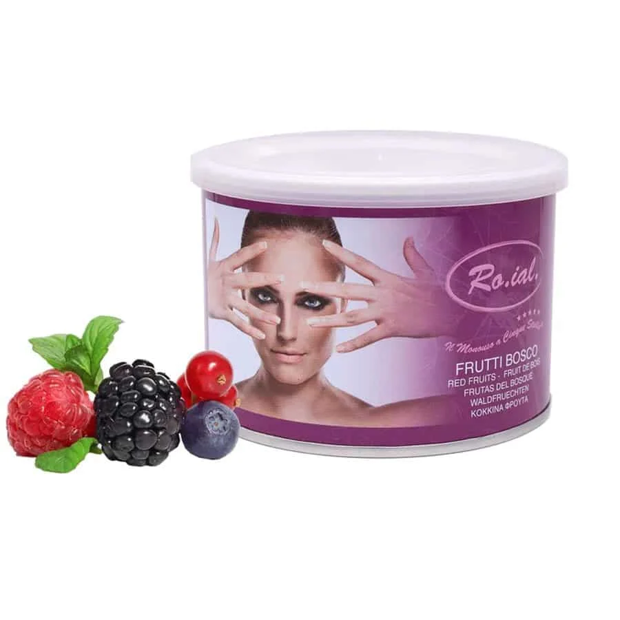 Cera Depilatoria Liposolubile Roial Frutti di Bosco 400 ml per Ceretta Professionale