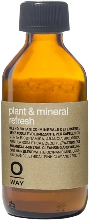 Miscela minerale detergente e volumizzante per capelli
