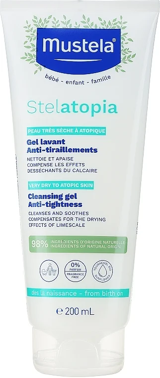 Gel detergente per pelli secche e atopiche