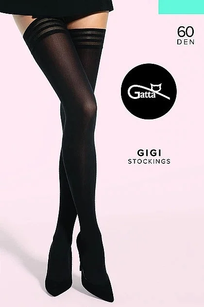 Calze "GIGI", 60 Den, nero