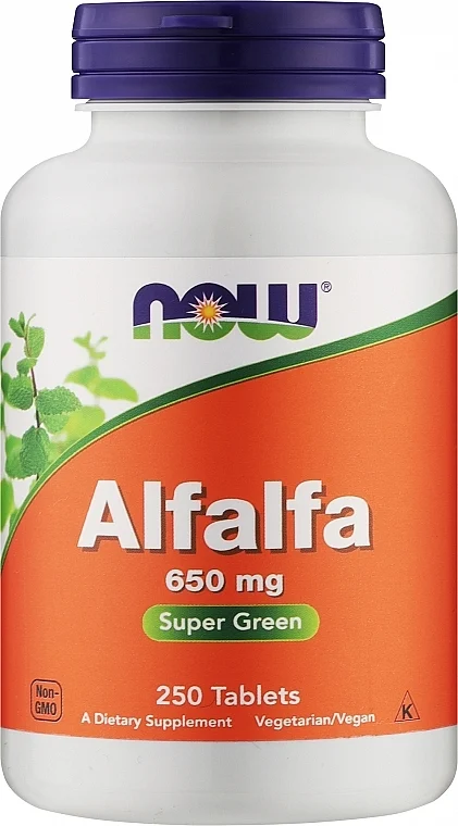 Integratore alimentare "Alfalfa", 650 mg
