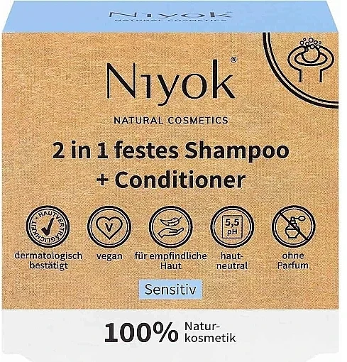 Shampoo e balsamo 2 in 1, per cuoio capelluto sensibile