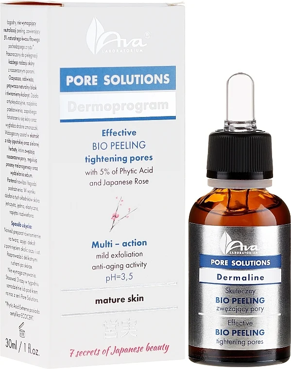 Bio peeling per pori dilatati
