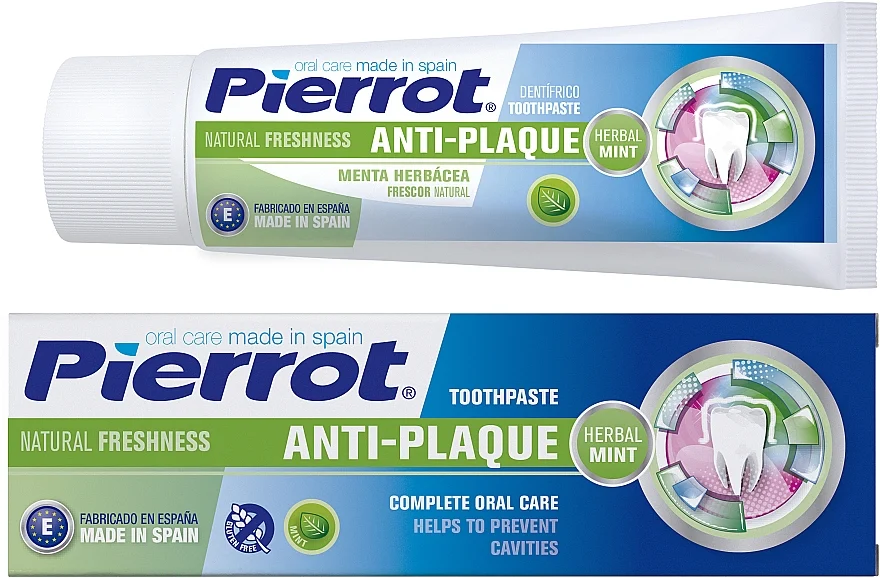 Dentifricio antiplacca con menta e fluoro