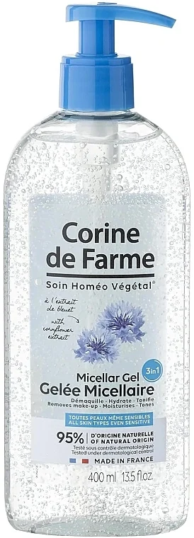 Gel rinfrescante micellare