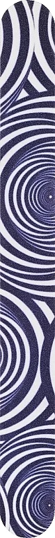Lima per unghie 2-funzioni dritta colorata, 7446, blu scuro con motivi