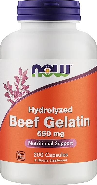 Capsule "Gelatina di manzo", 550 mg