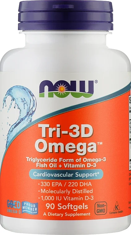 Capsule Omega-3 con vitamina D