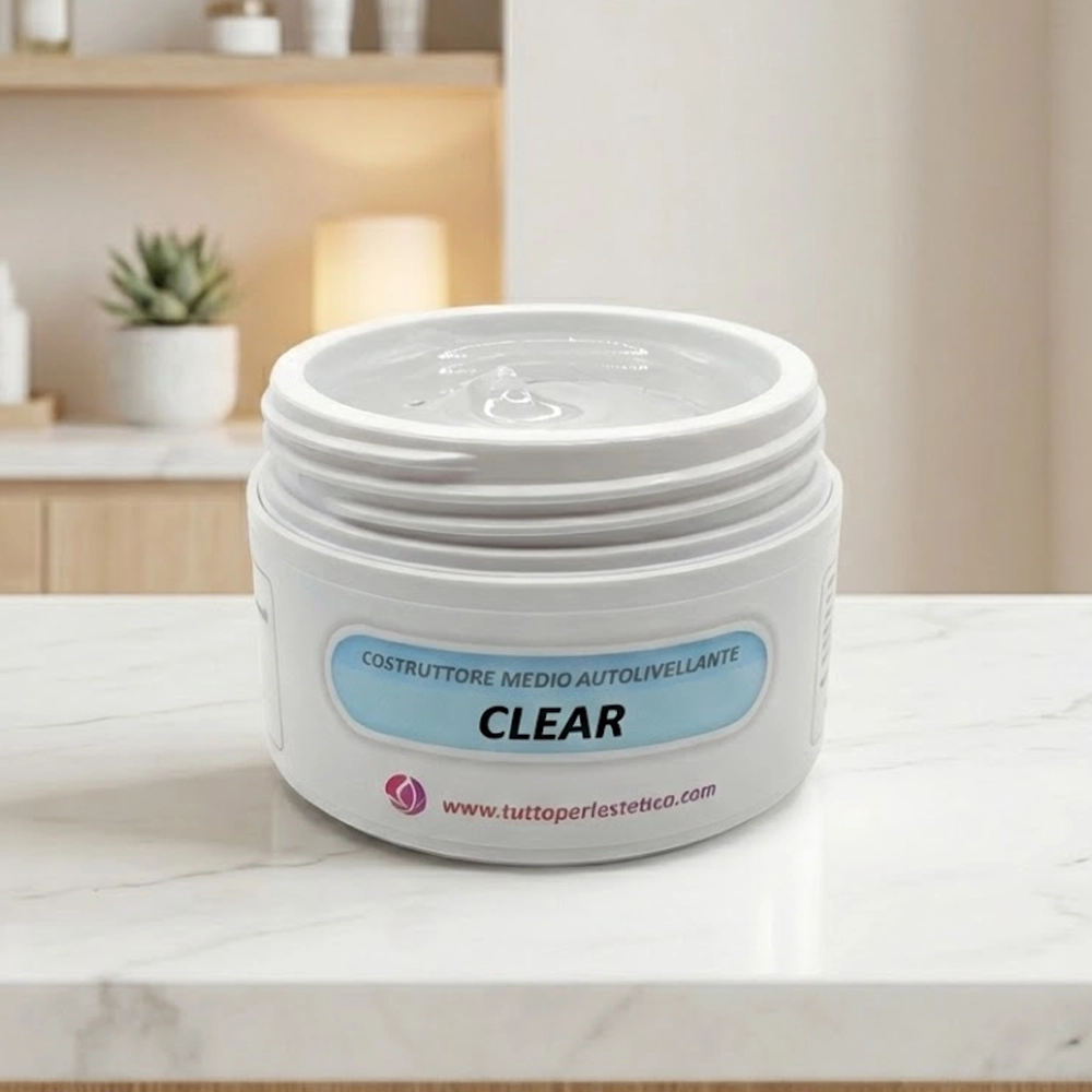 Gel Base Costruttore Monofasico Clear Autolivellante Media viscosità – 50g HEMA & TPO Free