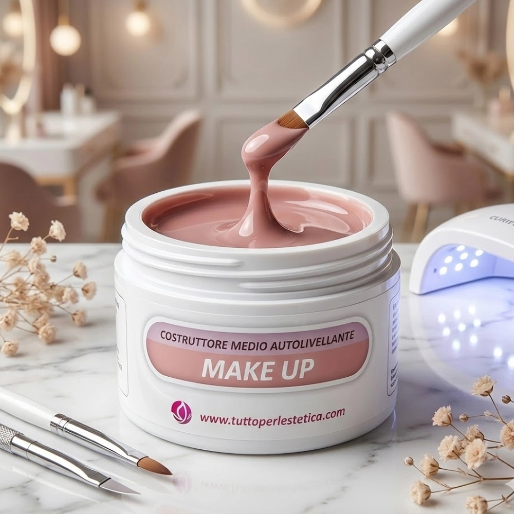Gel Base Costruttore Monofasico Make Up Autolivellante Media viscosità – 50g HEMA & TPO Free