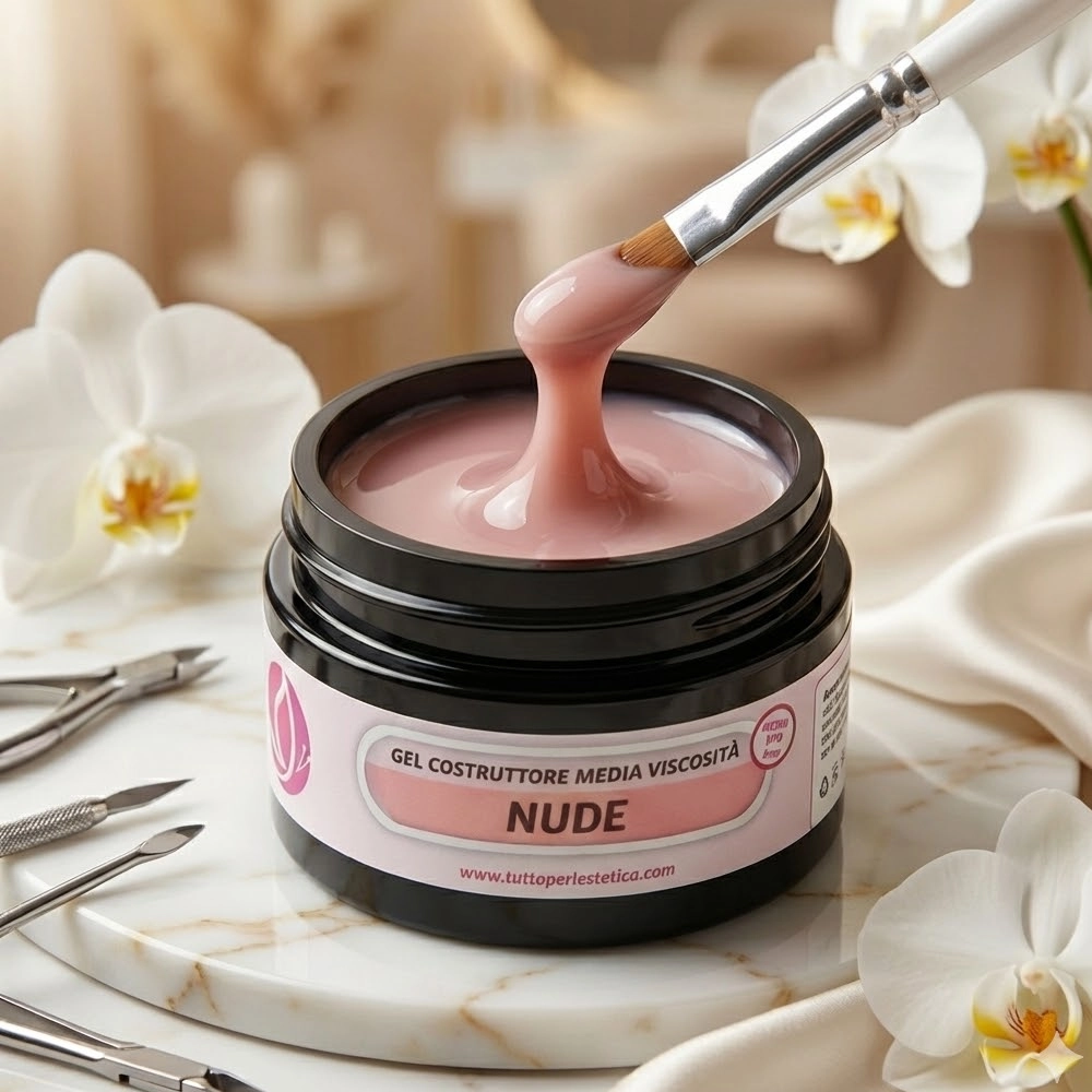 Gel Base Costruttore Monofasico Nude Autolivellante Media viscosità – 15g HEMA & TPO Free