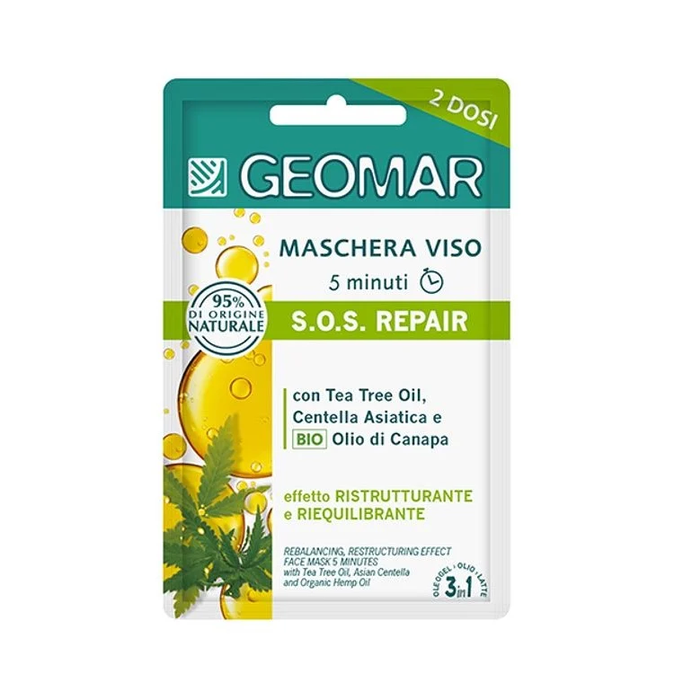 GEOMAR Maschera Viso SOS Repair