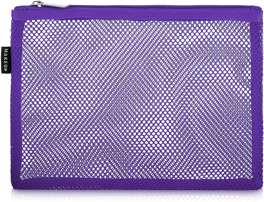 Beauty case da viaggio, viola "Violet mesh", 23 x 15 cm