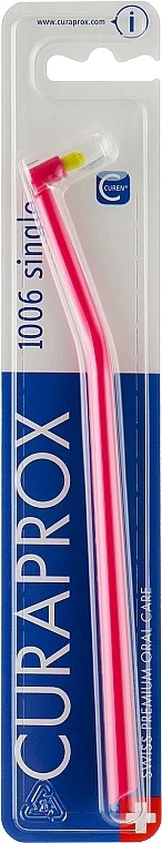 Spazzolino speciale da denti "Single CS 1006", lampone