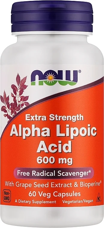 Integratore alimentare "Acido alfa lipoico", capsule, 600 mg