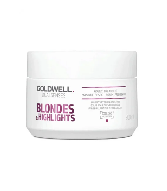 Goldwell Dualsenses Blonde & Highlights Anti-Yellow 60 Sec Treatment 200 ml