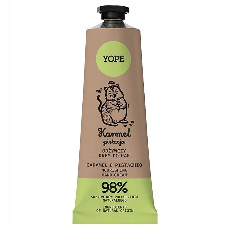 Crema mani nutriente naturale "Caramello e pistacchio"