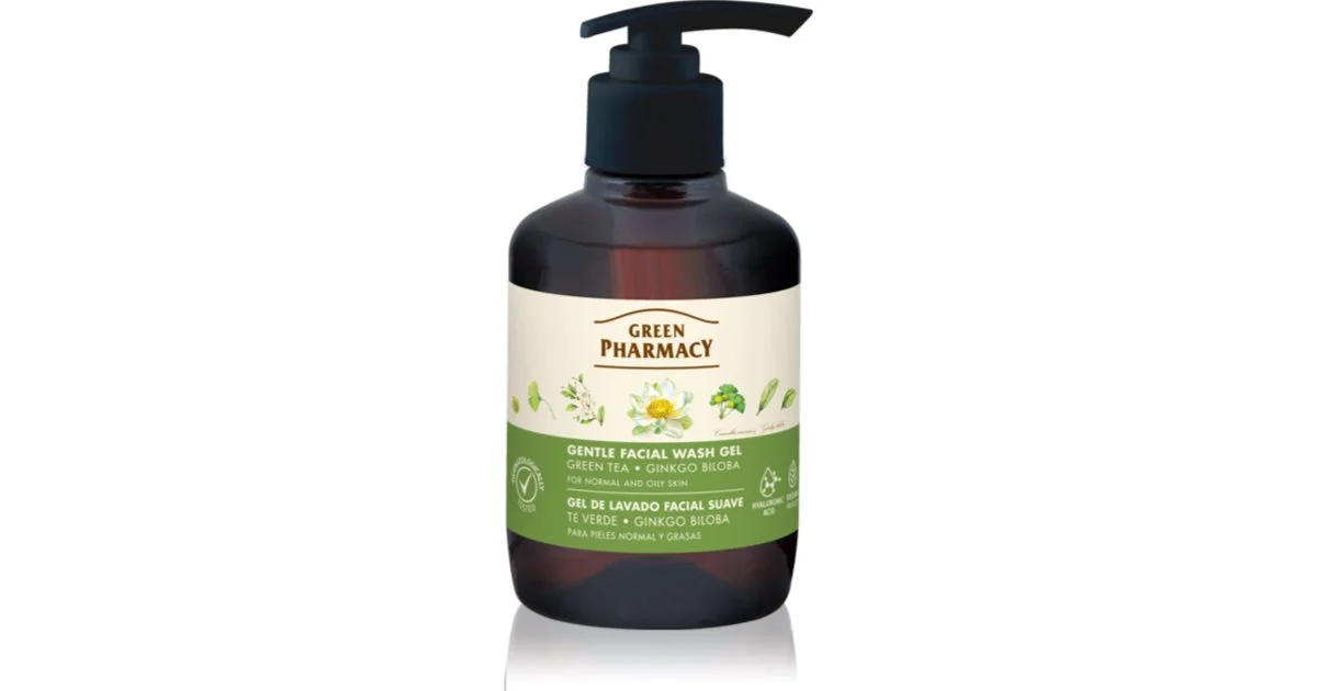 Green Pharmacy Gel Detergente Delicato Per Pelli Grasse E Miste Te Verde 270 Ml