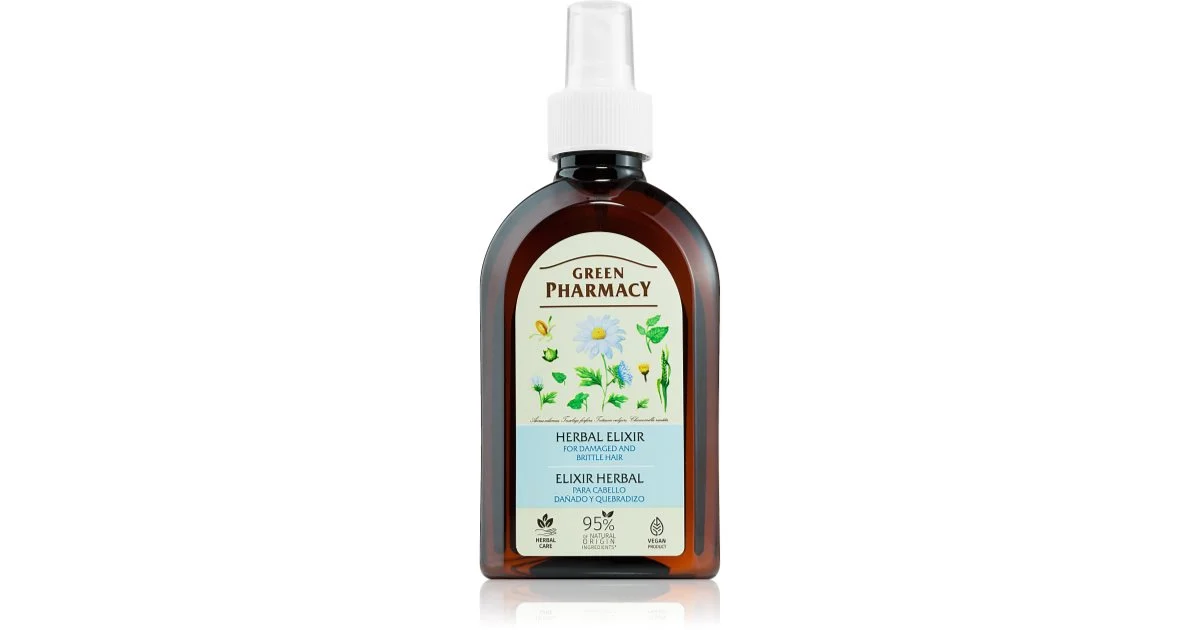 Green Pharmacy Elisir Alle Erbe Per Capelli Danneggiati E Fragili 250 Ml