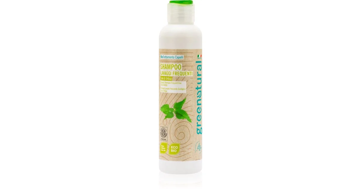 Greenatural Lino e ortica shampoo per tutti i tipi di capelli 250 ml