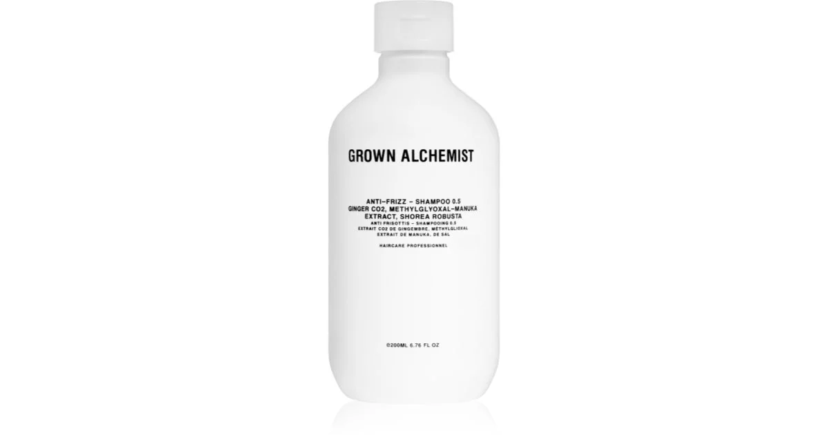 Grown Alchemist Shampoo Anticrespo 0,5 Per Capelli Ribelli E Crespi 200 Ml