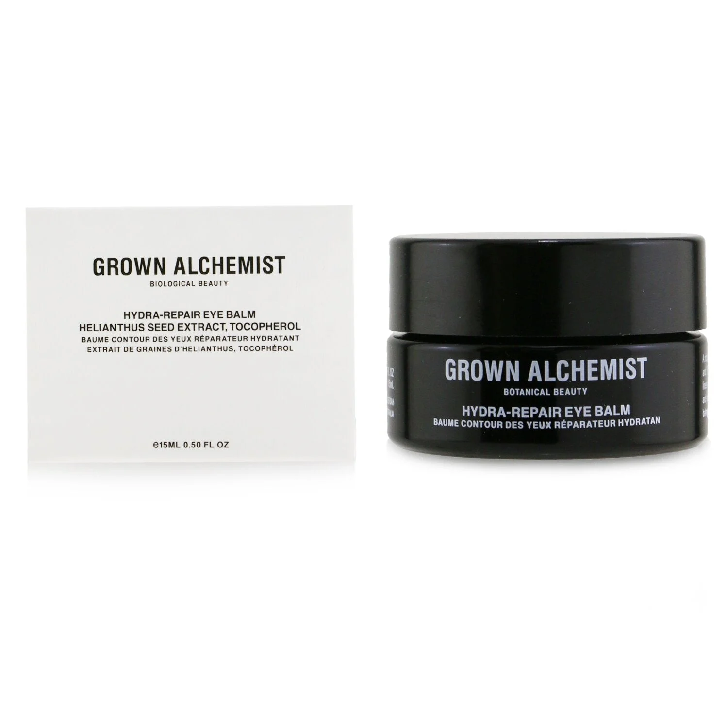 Grown Alchemist Hydra - Repair Balsamo idratante per occhi giorno e notte all'estratto di semi di Helianthus 15 ml