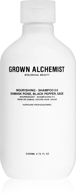 Grown alchemist Shampoo Nutriente Rosa Damascena, Pepe Nero, Salvia - 200ml