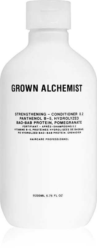 Grown alchemist Pantenolo B-5, Proteine idrolizzate del Baobab, Balsamo rinforzante al melograno 200ml