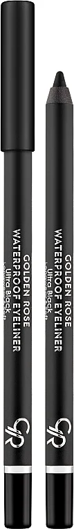 Golden Rose Waterproof Eyeliner Longwear & Soft Ultra Black