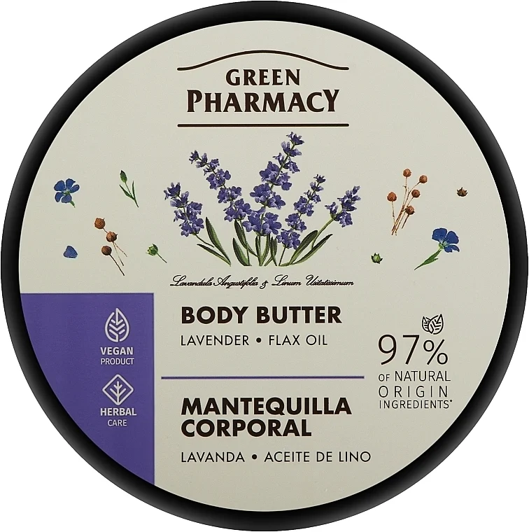 Burro corpo "Olio di lavanda e lino"