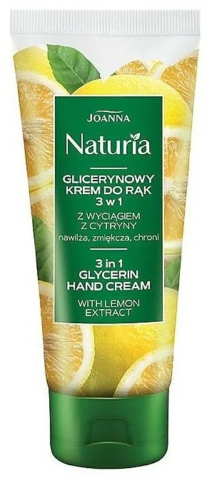 Crema mani 3in1 alla glicerina con estratto di limone
