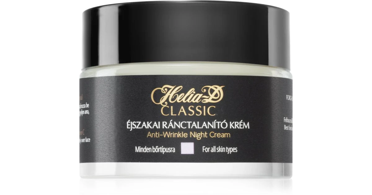 Helia-D Classic Crema Idratante Notte Antirughe 50 Ml