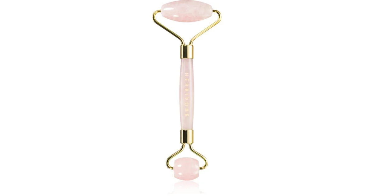 Herbivore Rose Quartz Rullo Per Massaggi Per Il Viso