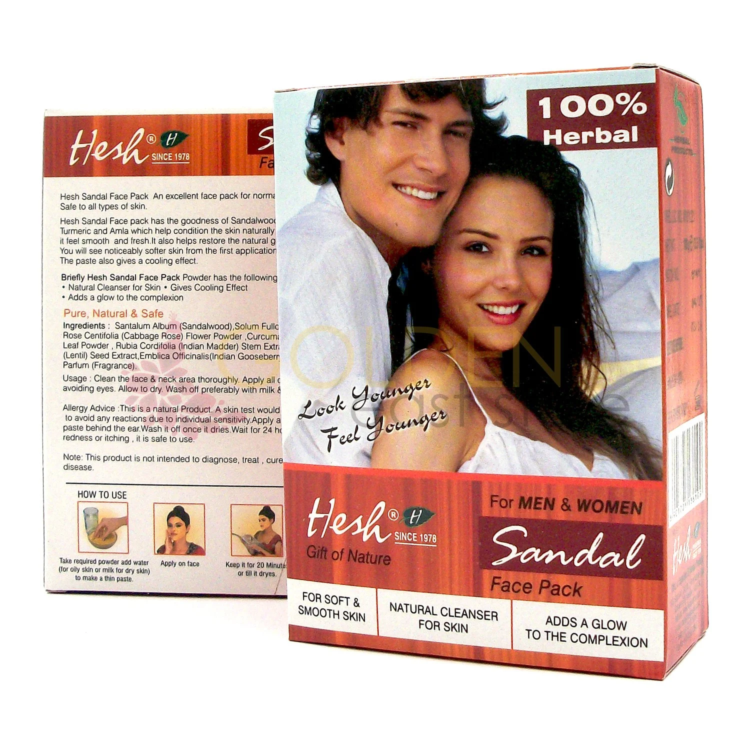 HESH Sandal Face Pack | Maschera Viso Sandalo