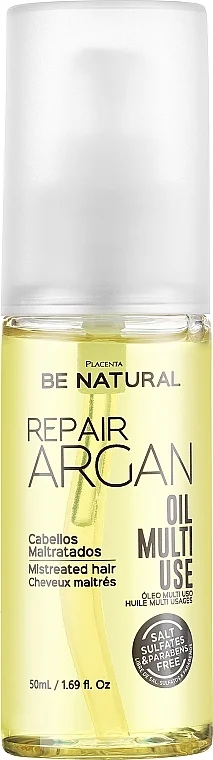 Olio multifunzionale per capelli all'argan