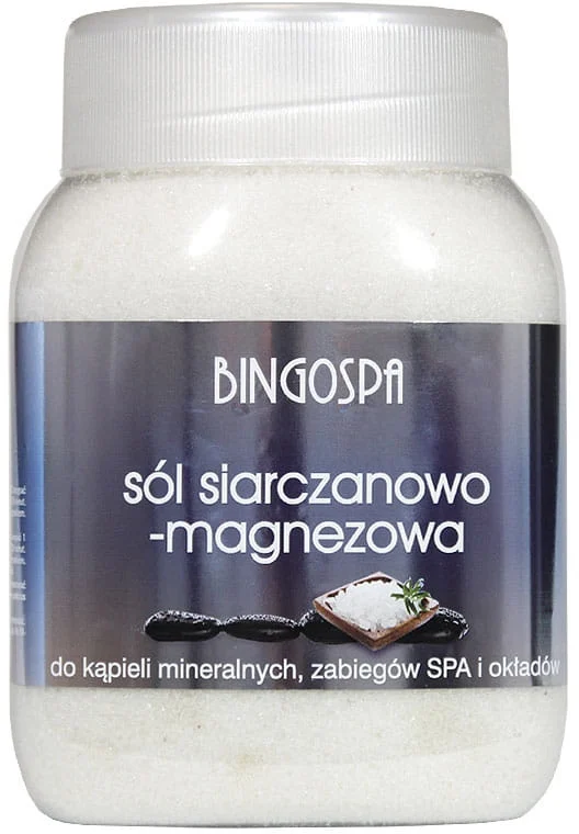 Sale da bagno con solfato di magnesio