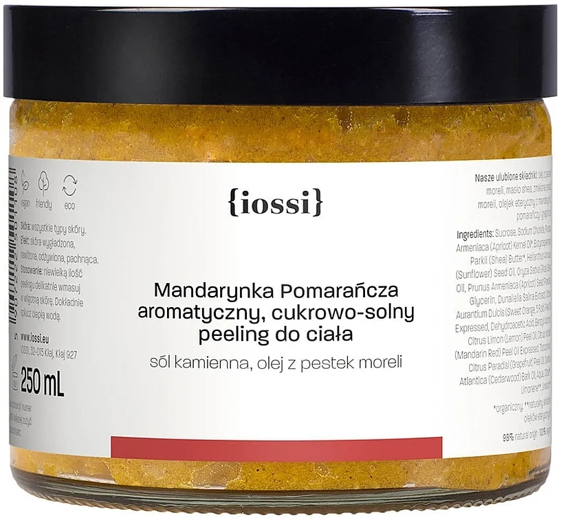 Scrub corpo al zucchero "Mandarino e arancia"