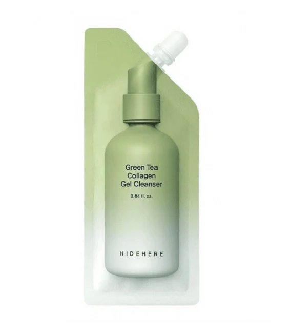 Hidehere Green Tea Collagen Gel Cleanser 25ml