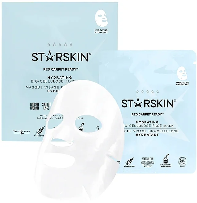 Maschera viso idratante in biocellulosa