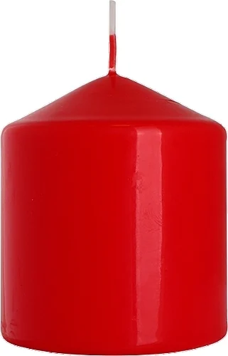 Candela cilindrica 80x90 mm, rossa
