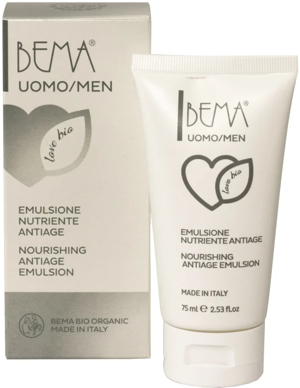 Emulsione nutriente anti-età, per uomo