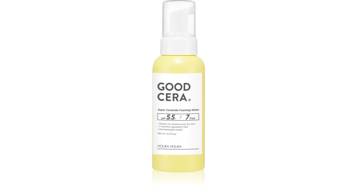 Holika holika Good Cera Super Ceramide (pelle secca e sensibile) - Schiuma detergente - 160 ml